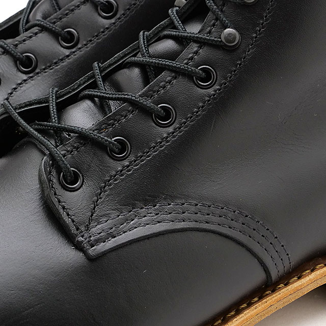 返品送料無料 レッドウィング REDWING ベックマン ブーツ 9423 BECKMAN BOOTS メンズ Dワイズ プレーントゥ ワークブーツ ブラック・エクスカリバー 正規取扱店の画像