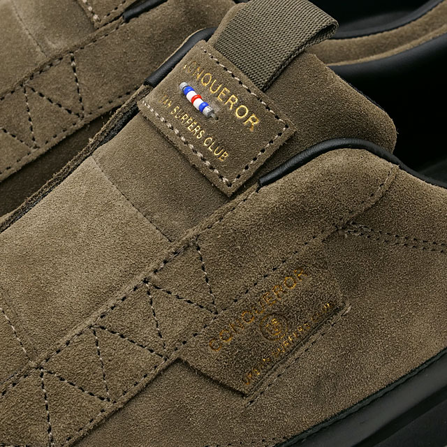 コンカラー シューズ conqueror shoes スニーカー バーゼルスウェード BS-01 FW24 BASEL SUEDE メンズ 靴 カジュアルシューズ 男性用 WARM-GRAY 正規取扱店 | Conqueror Shoes | 03