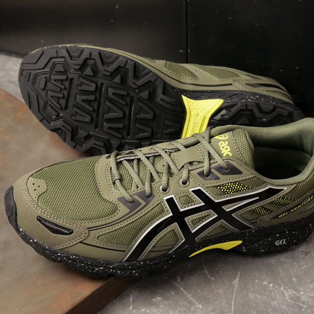 asics GEL-VENTURE 6 MANTLE GRN/BLK 国内発送 ASICS アシックス スポーツスタイル SportStyle スニーカー ゲル