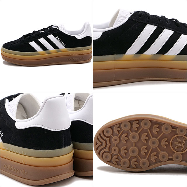 アディダス オリジナルス adidas Originals スニーカー ガゼル ボールド ウィメンズ MBU94 IE0876 GAZELLE BOLD W コアブラック Fホワイト 正規取扱店 | adidas Originals | 02