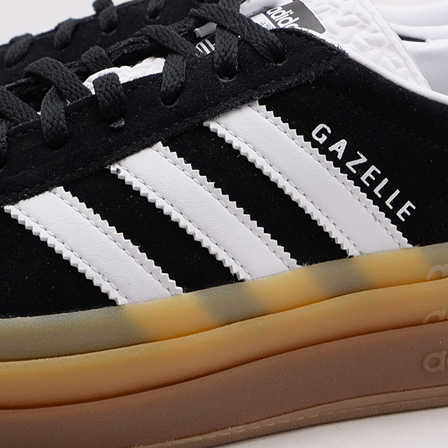 アディダス オリジナルス adidas Originals スニーカー ガゼル ボールド ウィメンズ MBU94 IE0876 GAZELLE BOLD W コアブラック Fホワイト 正規取扱店 | adidas Originals | 03