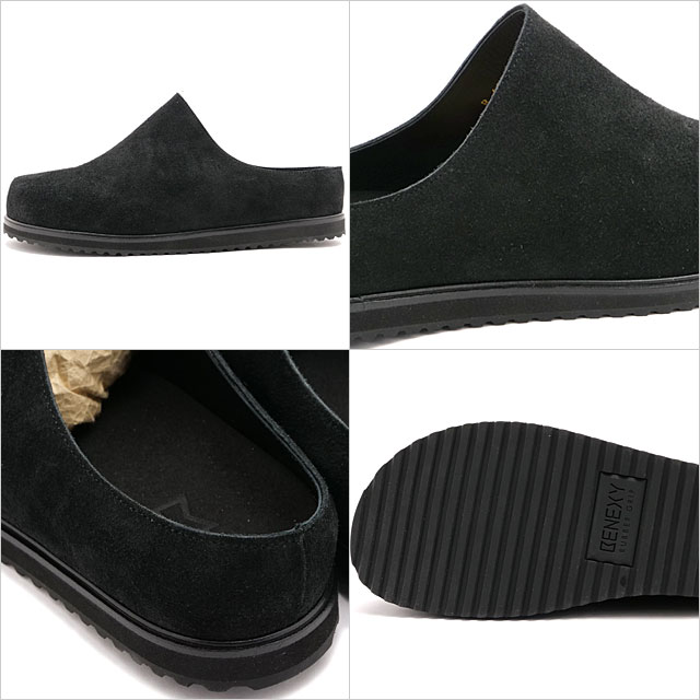 ベネクシー BENEXY クロッグ ニイナナマル 270W VL SS25 270W VL メンズ・レディース 日本製 ウェルト製法 靴 サボ サンダル 本革スエード BLACK 正規取扱店 | BENEXY | 02