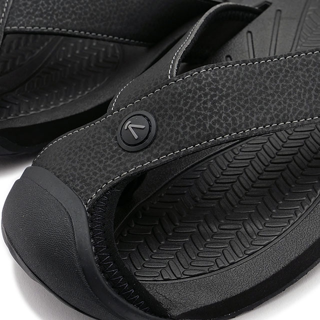 キーン KEEN サンダル バルベイドス　ティージー 1029155 SS25 M BARBADOS TG メンズ 靴 ビーチサンダル トングサンダル BLACK STEEL-GREY ブラック 正規取扱店 | KEEN | 03