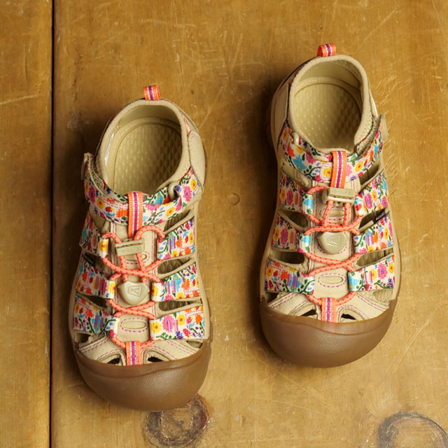キーン KEEN サンダル ニューポート エイチツー 1028822 SS25 CHILDREN NEWPORT H2 キッズ 子供靴 水遊び アウトドア SAFARI BIRCH マルチカラー 正規取扱店の画像