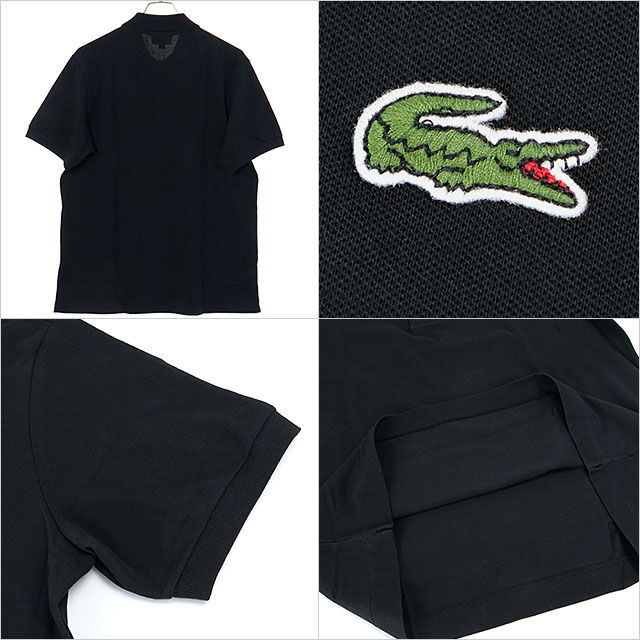 ラコステ LACOSTE L.12.12 クラシックフィット 半袖 ライトポロシャツ PH9851-10-031 L1212 LIGHT POLO SHIRT メンズ 速乾 軽量 テック系素材 BLACK 正規取扱店 | LACOSTE | 02