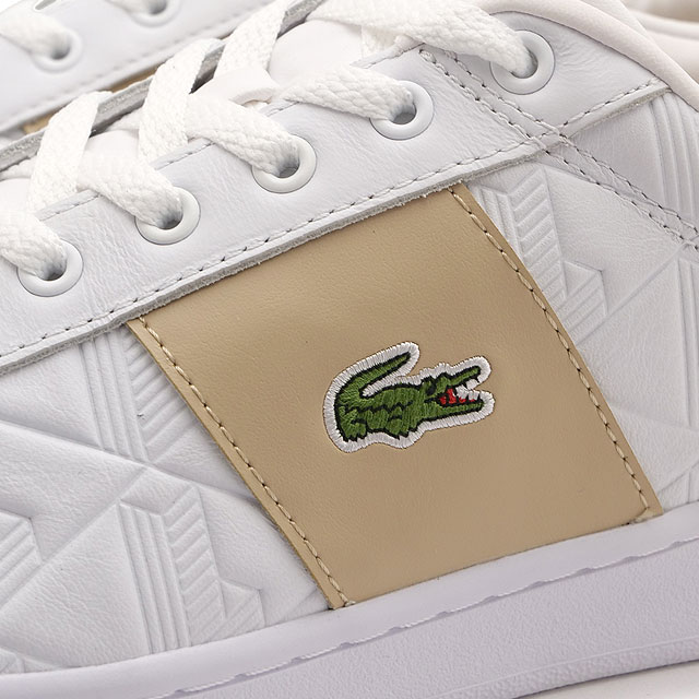 ラコステ LACOSTE スニーカー カーナビー セット 1252 APAC SFA 49SFA0039 SS25 CARNABY SET 1252 APAC SFA レディース 日本別注モデル WHT LT-BRW 正規取扱店 | LACOSTE | 03