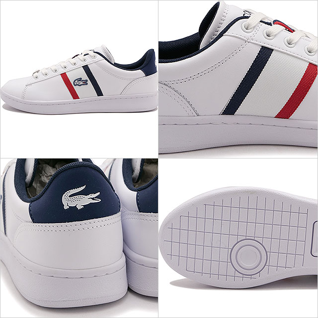 ラコステ LACOSTE スニーカー カーナビー SETCGR1251 AP SFA 49SFA0019 SS25 CARNABY SETCGR1251 AP SFA レディース 日本別注モデル WHT NVY RED 正規取扱店 | LACOSTE | 02