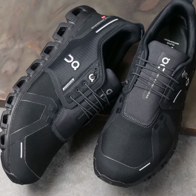 オン On スニーカー クラウド6 ウォータープルーフ 3MF10061043 SS25 M Cloud 6 WP メンズ 靴 防水仕様 ランニングシューズ Black Black 正規取扱店 | On | 01