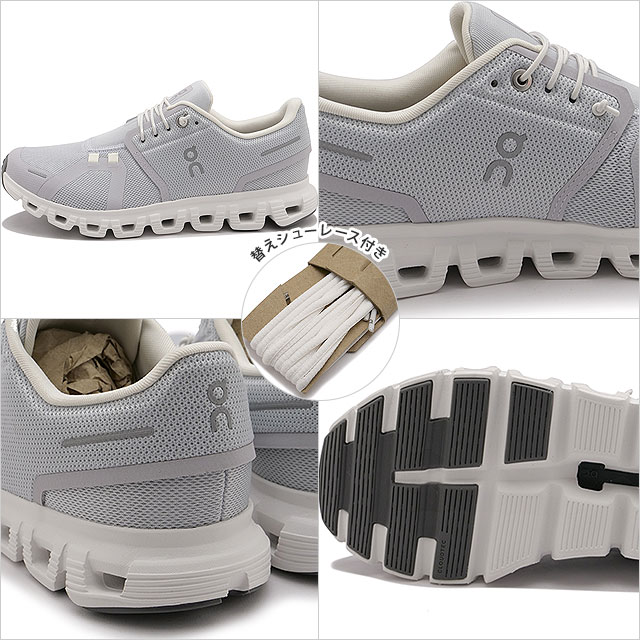 オン On スニーカー クラウド6 3WF10060070 SS25 W Cloud 6 レディース 靴 ランニングシューズ Glacier White 正規取扱店 | On | 02