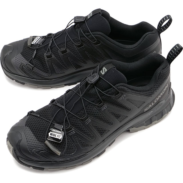 サロモン SALOMON スニーカー エックスエープロ 3D V9 ワイド L47273100 SS25 XA PRO 3D V9 WIDE メンズ 靴 アウトドア BLACK PHANTOM PEWTER 正規取扱店 | SALOMON