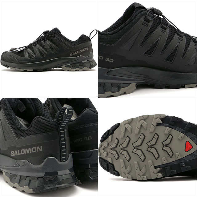 サロモン SALOMON スニーカー エックスエープロ 3D V9 ワイド L47273100 SS25 XA PRO 3D V9 WIDE メンズ 靴 アウトドア BLACK PHANTOM PEWTER 正規取扱店 | SALOMON | 02