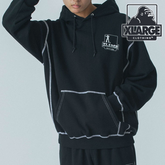 エクストララージ XLARGE アーチロゴ プルオーバーフーデッド