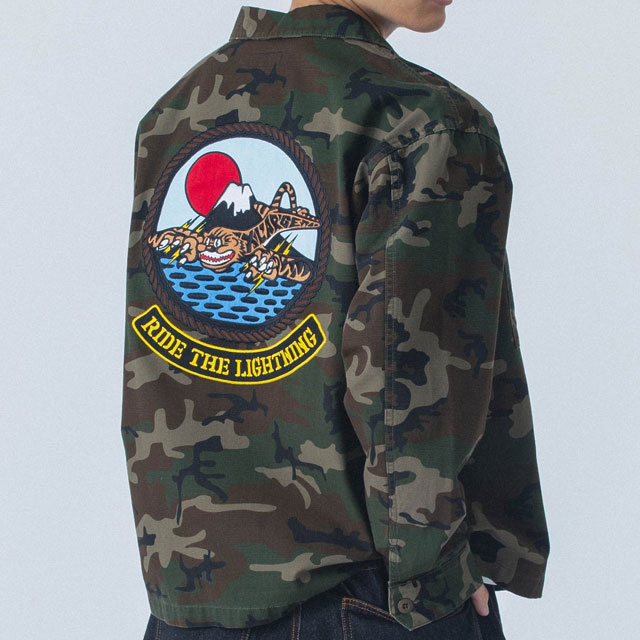 XLARGE（エクストラ ラージ） リップストップ ミリタリー シャツ