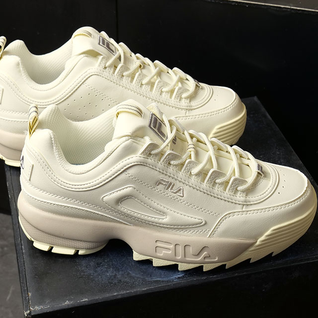 フィラ FILA スニーカー ディスラプター2 FJUSS25007 SS25 DISRUPTOR II レディース 靴 シューズ MARSHMALLOW BIRCH YE 正規取扱店 | FILA | 01