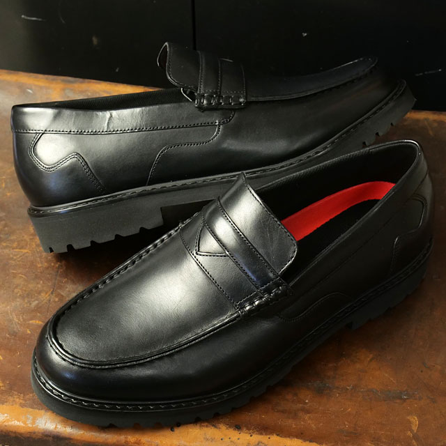 ロックポート ROCKPORT コインローファー マーベリック ペニー RMF-B25S24W SS25 MAVERICK PENNY 革靴 ワイドワイズ ビジネス BLACK 正規取扱店 | ROCKPORT | 01