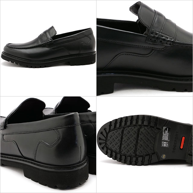 ロックポート ROCKPORT コインローファー マーベリック ペニー RMF-B25S24W SS25 MAVERICK PENNY 革靴 ワイドワイズ ビジネス BLACK 正規取扱店 | ROCKPORT | 02