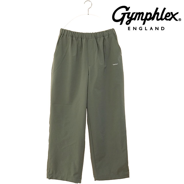 【SALE】ジムフレックス Gymphlex イージーストレートパンツ [#GY-E0264 PDC SS25] EASY STRAIGHT PANTS メンズ スポーツファッション ボトムス ストレッチ CHARCOAL(WHITE) 正規取扱店【ts】【ts】 GYMPHLEX（ジムフレックス） イージーストレートパンツ #GY-E0264 PDC