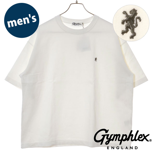 ジムフレックス Gymphlex クルーネック ショートスリーブ Tシャツ #GY-C0441 DDH SS25 CREW NECK S S T-SHIRT メンズ OFF WHITE(GREY) 正規取扱店