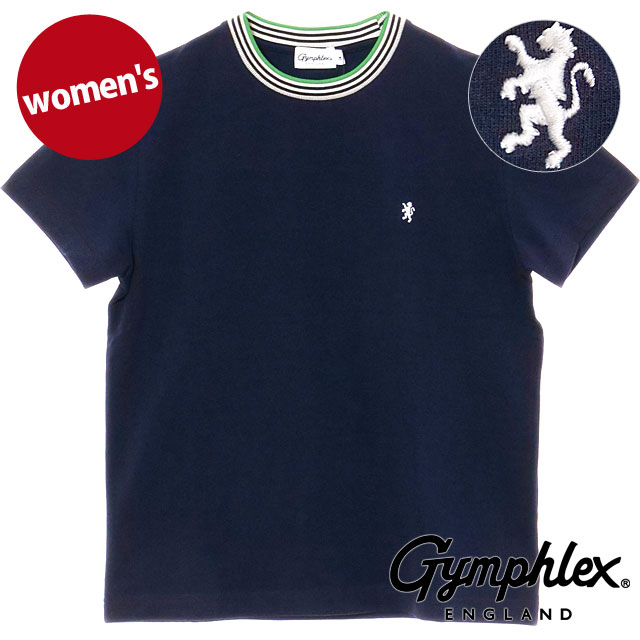 ☆レディース Gymphlex ジムフレックス クルーネック ニットライン Tシャツ 品番：GY-C0448CCB【1枚までメール便可】【SALE】【10%OFF】 GYMPHLEX ☆レディース Gymphlex ジムフレックス クルーネック