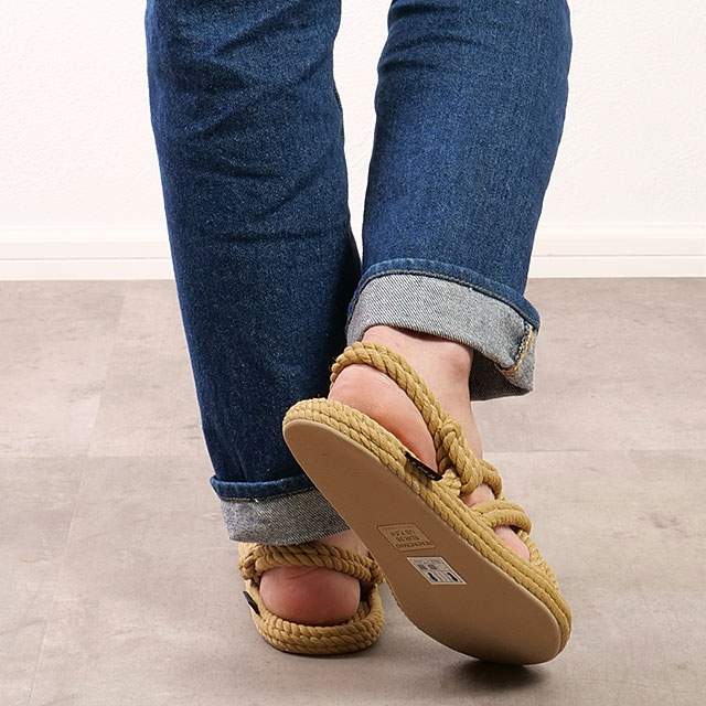 BOHONOMAD（ボホノマド） ビーガンロープサンダル ボドルム ナロー幅