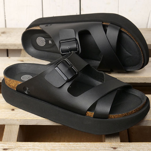 ジェニュインズ GENUINS サンダル コリナ G104818JT SS25 CORINA レディース 靴 コンフォートサンダル VEGAN-BLACK 正規取扱店 | GENUINS | 01
