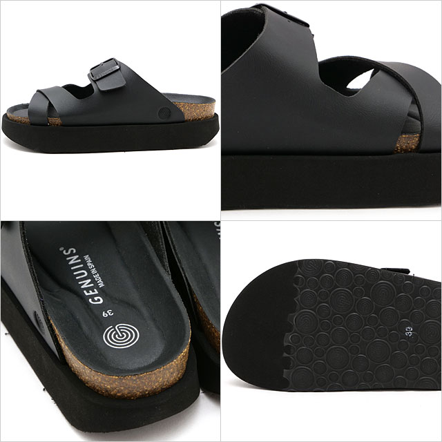 ジェニュインズ GENUINS サンダル コリナ G104818JT SS25 CORINA レディース 靴 コンフォートサンダル VEGAN-BLACK 正規取扱店 | GENUINS | 02