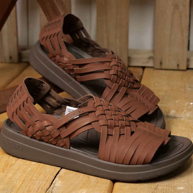 マリブサンダルズ MALIBU SANDALS キャニオン MS010031 SS25 CANYON メンズ・レディース 靴 ワラチサンダル BISON-BROWN DARK-BROWN 正規取扱店 | MALIBU SANDALS | 01