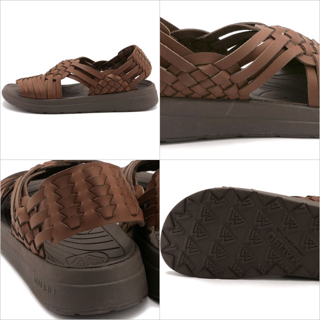 マリブサンダルズ MALIBU SANDALS キャニオン MS010031 SS25 CANYON メンズ・レディース 靴 ワラチサンダル BISON-BROWN DARK-BROWN 正規取扱店 | MALIBU SANDALS | 02