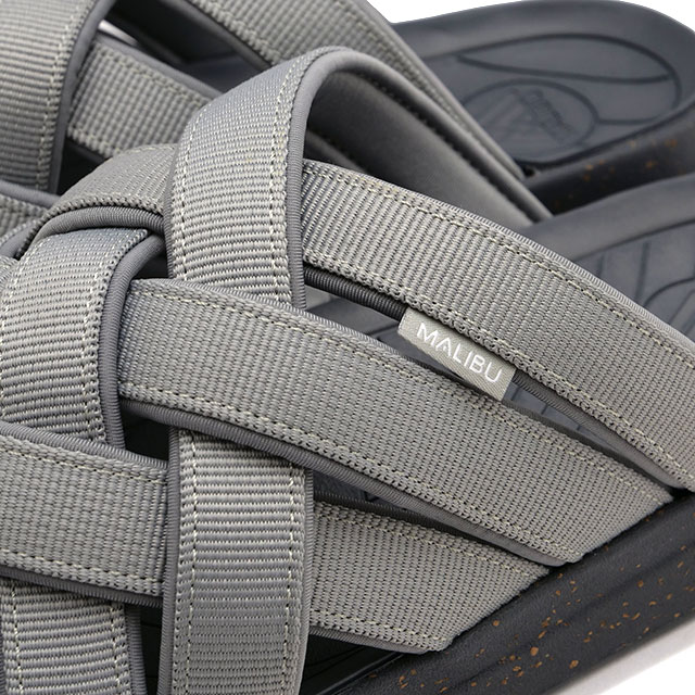 マリブサンダルズ MALIBU SANDALS ズマ エルエックス リサイクルド MS025005 SS25 ZUMA LX RECYCLED メンズ・レディース スライドサンダル GRAY GRAY | MALIBU SANDALS | 03