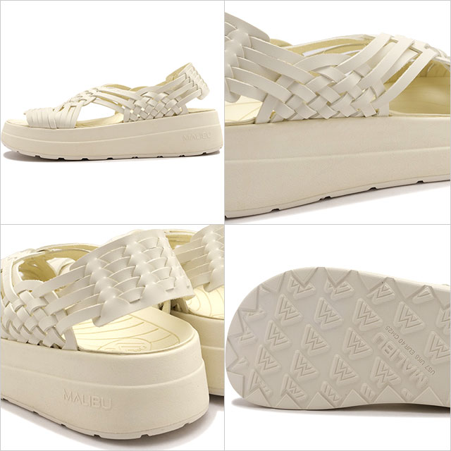 マリブサンダルズ MALIBU SANDALS レディース キャニオン プラットフォーム MSP010002 CANYON PLATFORM ワラチサンダル 厚底 OFF-WHITE OFF-WHITE 正規取扱店 | MALIBU SANDALS | 02