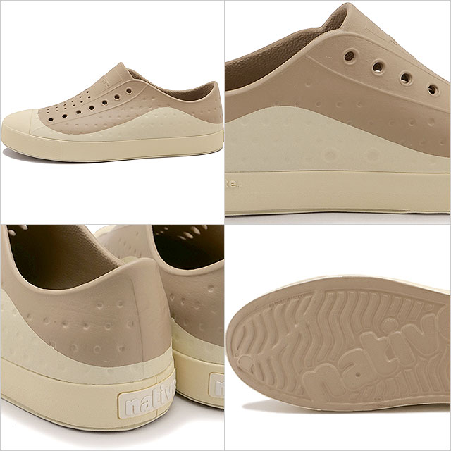 ネイティブシューズ native shoes スニーカー ジェファーソン ローム F0000181 SS25 JEFFERSON ROAM メンズ 靴 EVA スリッポン FLAX-TAN BONE-WHITE 正規取扱店 | narifuri | 02