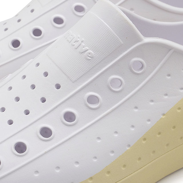 ネイティブシューズ native shoes スニーカー ジェファーソン ローム F0000181 SS25  靴 EVA スリッポン SHELL-WHITE BONE-WHITE 正規取扱店 | narifuri | 03