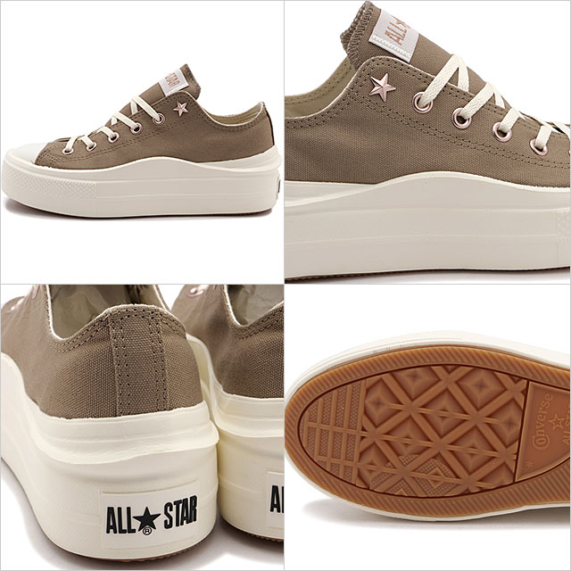 コンバース CONVERSE スニーカー オールスター ライト PLTS II PG OX 31314910 SS25 レディース 厚底シューズ グレージュ 正規取扱店 | CONVERSE | 02