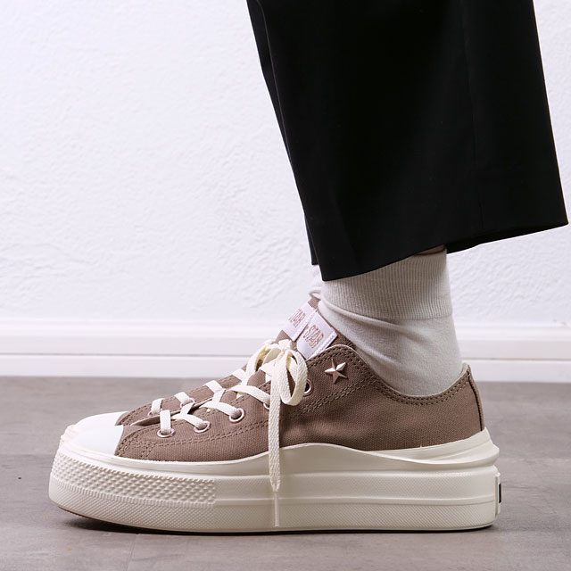コンバース CONVERSE スニーカー オールスター ライト PLTS II PG OX 31314910 SS25 レディース 厚底シューズ グレージュ 正規取扱店 | CONVERSE | 05