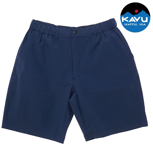 �J�u�[ KAVU �x���r���[�V���[�c 19822017 SS25 Bellevue Short �����Y �{�g���X �X�g���b�`�f�� �n�[�t�p���c �Z�p�� Navy ���K�戵�X
