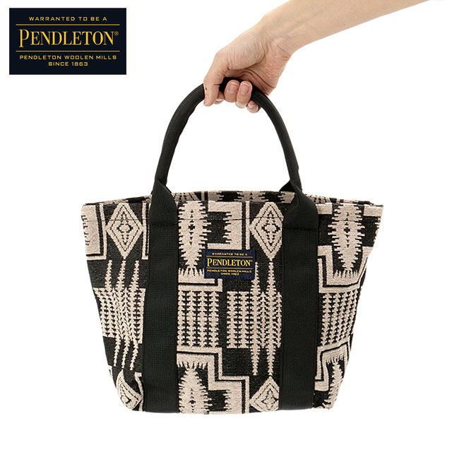 ペンドルトン PENDLETON ゴブラン ミニトートバッグ PDT-000-251007 SS25 GOBELINS MINI TOTE メンズ・レディース 鞄 ゴブラン織り BLK 正規取扱店 | PENDLETON