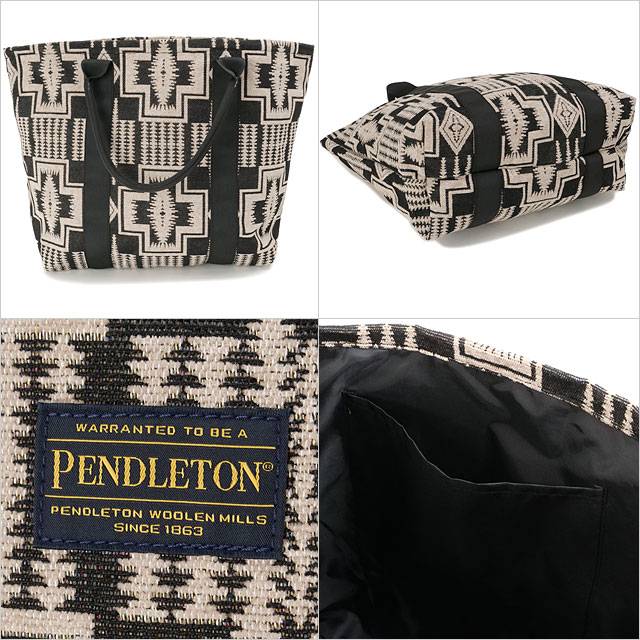 ペンドルトン PENDLETON ゴブラン ラージトートバッグ PDT-000-251008 SS25 GOBELINS LARGE TOTE メンズ・レディース 鞄 ゴブラン織り BLK 正規取扱店 | PENDLETON | 02