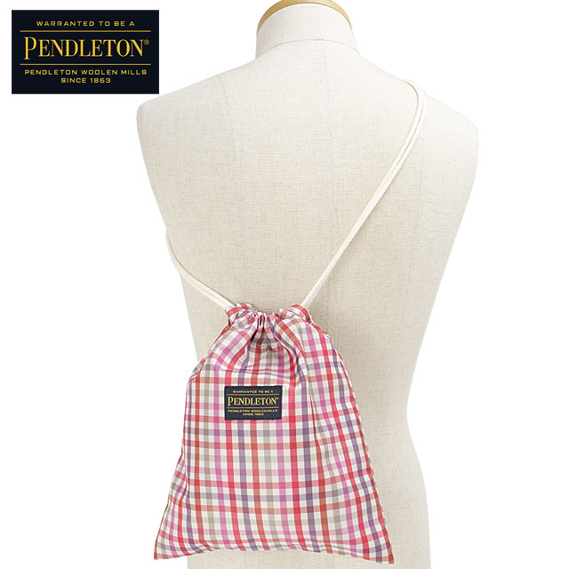 ペンドルトン PENDLETON ギンガム ショルダー ドローバッグ PDT-000-251026 SS25 GINGHAM SHOULDER DRAWBAG メンズ・レディース 鞄 巾着バッグ OFF  正規取扱店 | PENDLETON