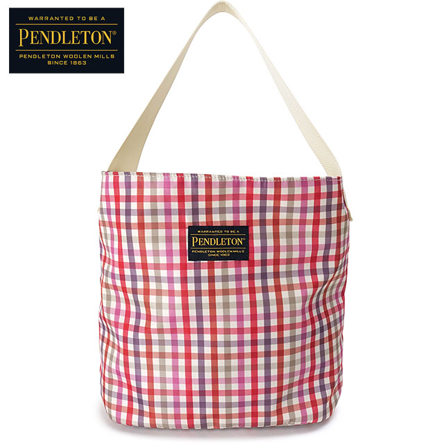 ペンドルトン PENDLETON ギンガム ワンハンドルバッグ PDT-000-251027 SS25 GINGHAM ONEHANDLE BAG チェック柄 ハンドバッグ トートバッグ OFF 正規取扱店 | PENDLETON | 01