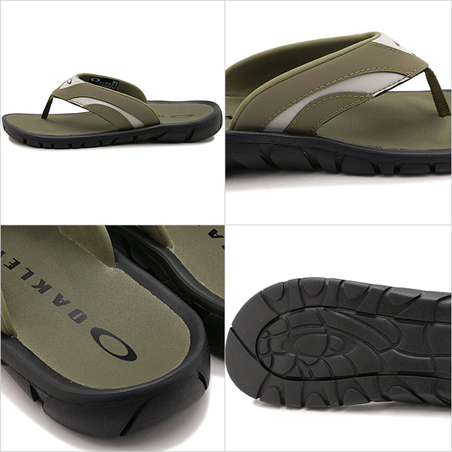 オークリー Oakley メンズ オーコイル サンダル FOF100418-7CE O COIL SANDAL 靴 ビーチサンダル トングサンダル カーキグリーン ARMY-GREEN 正規取扱店 | OAKLEY | 02