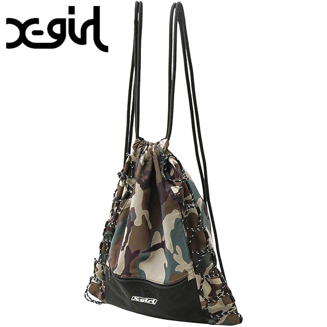 X-girl（エックスガール） ナップサック 105252053009 SU25 KNAPSACK