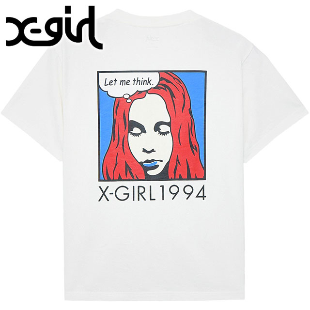 X-girl エックスガール ポップフェイス ショートスリーブTシャツ