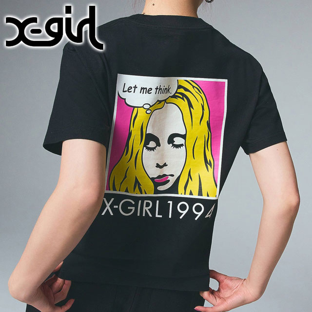 X-girl エックスガール ポップフェイス ショートスリーブTシャツ