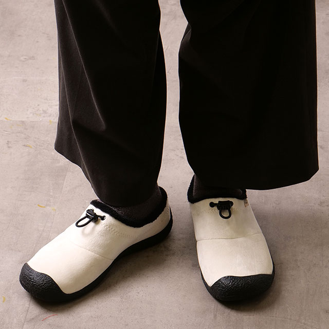 キーン KEEN サンダル ハウザー スリー スライド 1031043 FW25 W HOWSER III SLIDE レディース 靴 アウトドア 冬サンダル BIRCH BLACK 正規取扱店 | KEEN | 07