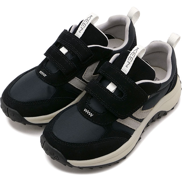 メッシュライニング ブラックレザースニーカー