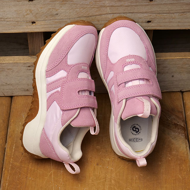 キーン KEEN スニーカー チルドレン ケーエス エイティーシックス 1031286 CHILDREN KS86 キッズサイズ 子供靴 シューズ LILAS GIGGLE-PINK 正規取扱店 | KEEN | 01
