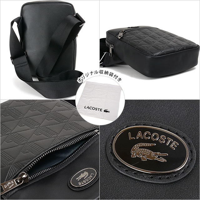 ラコステ LACOSTE モノグラムショルダー...の詳細画像2