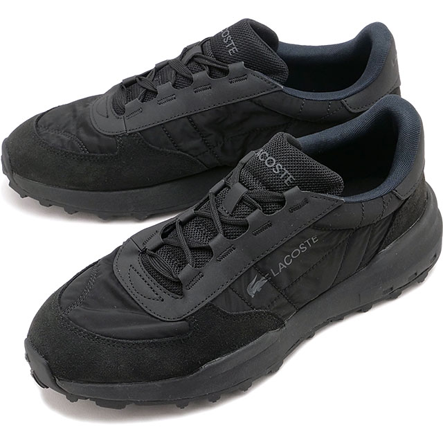 LACOSTE ラコステ ELITE ACTV EVO 225 3 SMA メンズレザースニーカー(エリートアクティブエヴォ2253SMA) 50SMA0086 02H ブラック/ブラック LACOSTE（ラコステ） スニーカー エリートアクティブ EVO 225 3 SMA