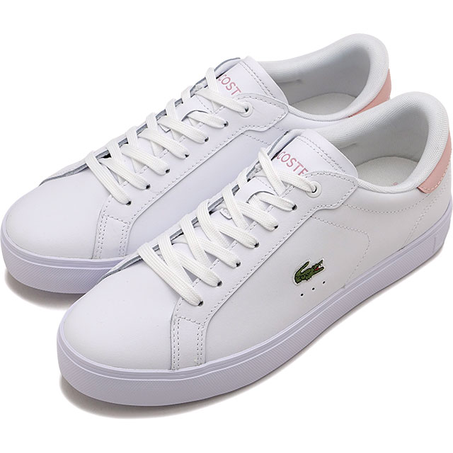 新品未使用LACOSTE/ラコステ スニーカー 23.5 正規品 保管期間短 LACOSTE（ラコステ） スニーカー パワーコート GRPH 225 1 SFA