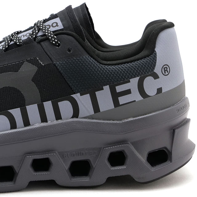 オン On スニーカー クラウドモンスター ルモス メンズ 62.98394 FW25 Cloudmonster Lumos M 男性用 ランニングシューズ 軽量 Black 正規取扱店 | On | 03